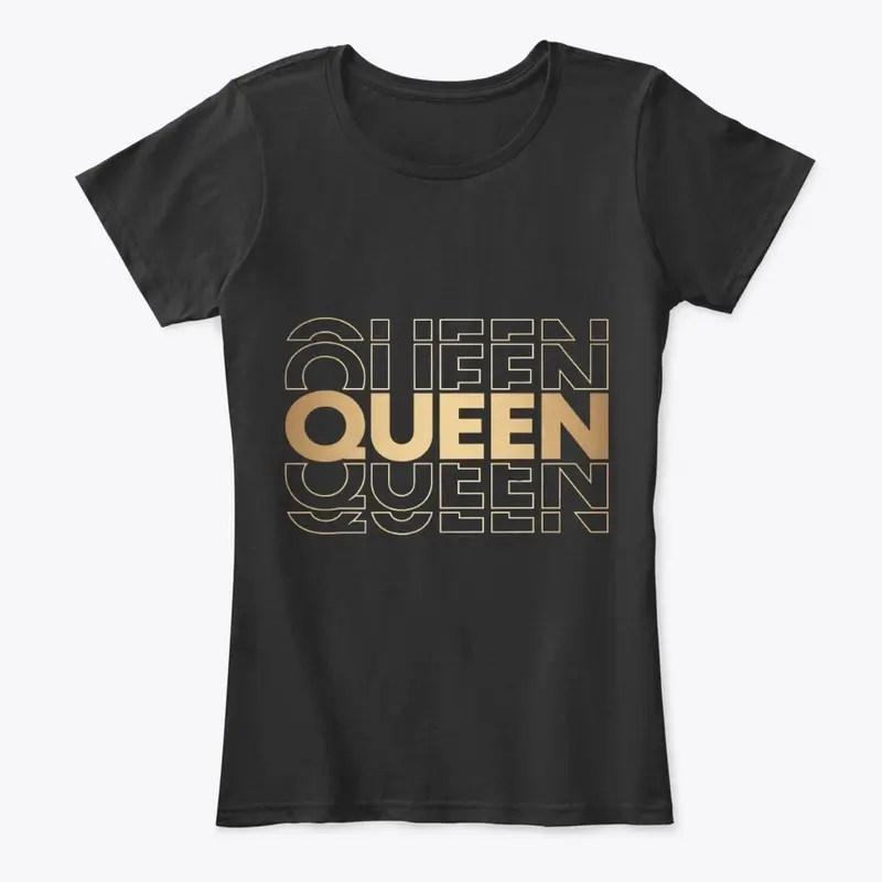 Golden Queen Typography